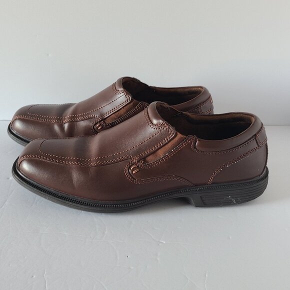 NUNN BUSH MEN\'S BLEEKER STREET SLIP-ON KORE LOAFER- BROWN-SIZE 12 MEDIUM main image 9